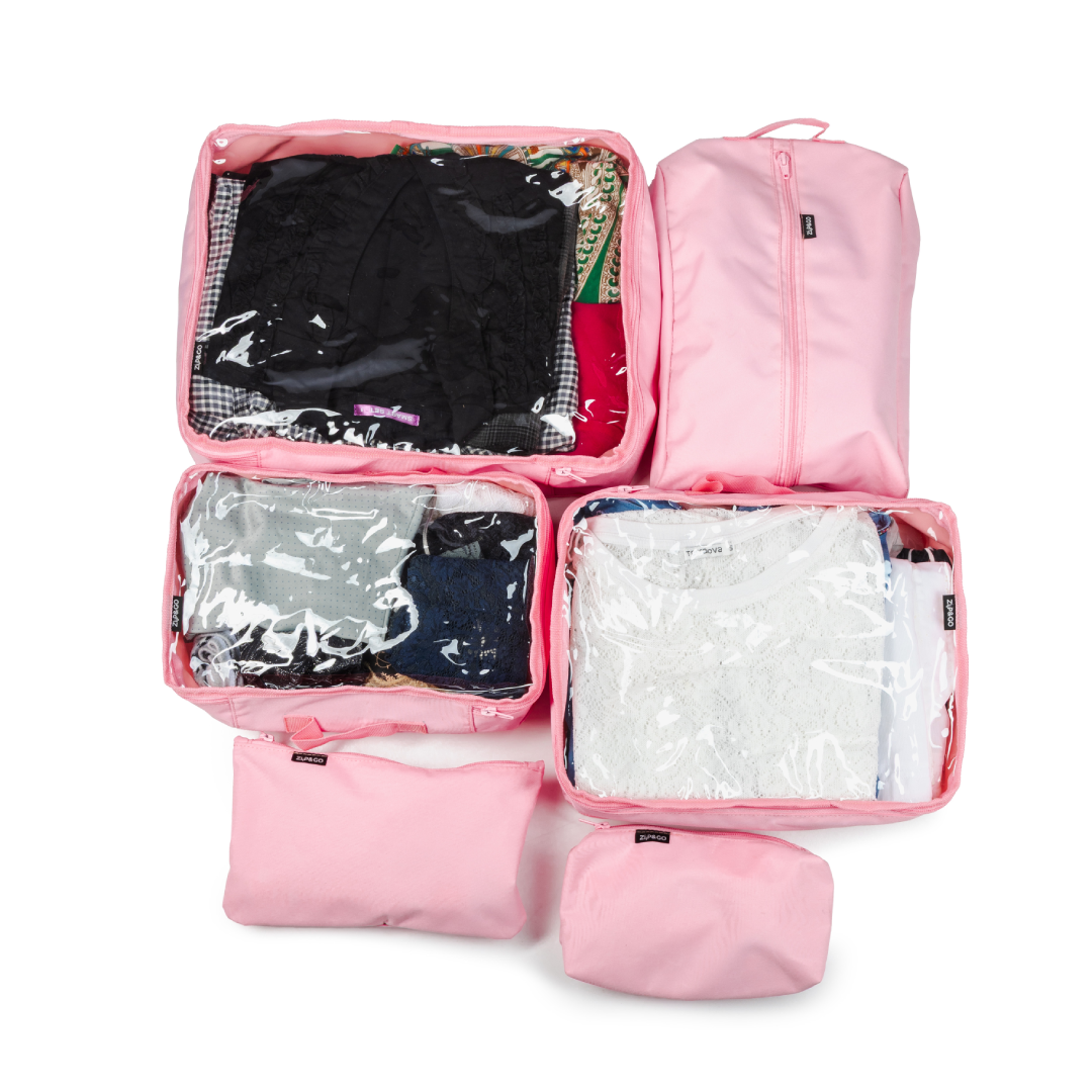 Kit de Rangement Valise 6 Pièces - Zip&Go