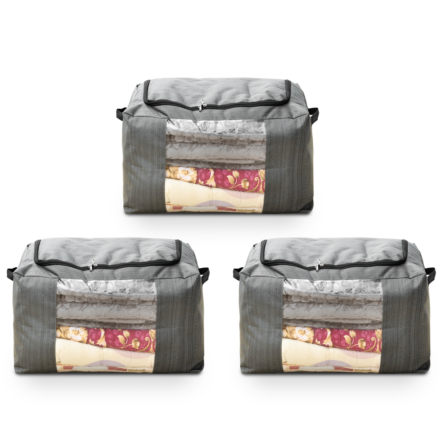 Pack de 3 Sacs de Rangement SR02 - Couettes et Couvertures